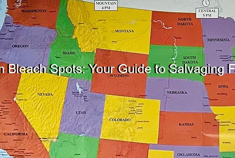 Banish Bleach Spots: Your Guide to Salvaging Fabrics